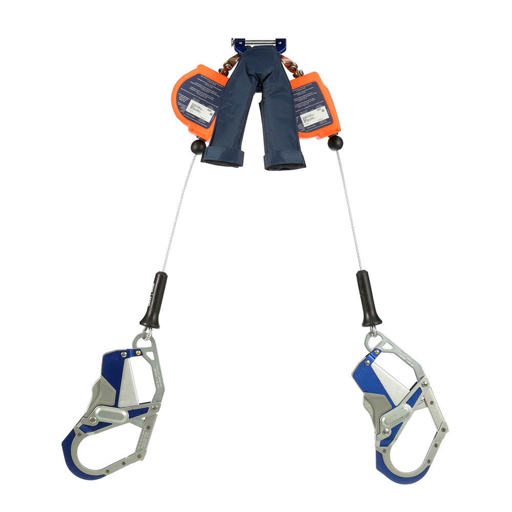 DBI Sala 3500257 Nano-Lok Edge Twin Leg SRL with Comfort Grip Hooks from GME Supply